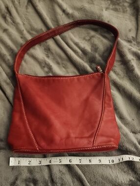 Fossil 1954 Classic Red Leather Shoulder Bag 75082